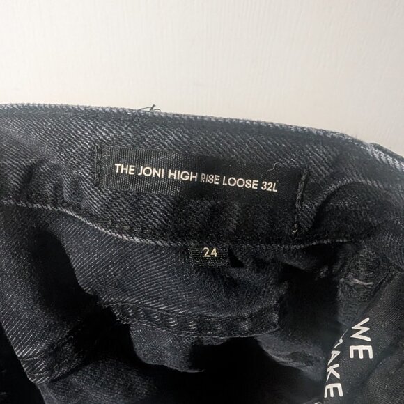 (Flaws) Aritzia Denim Forum | The '90s Joni Hi-rise Loose Jean In Black Eyeliner - Picture 9 of 15